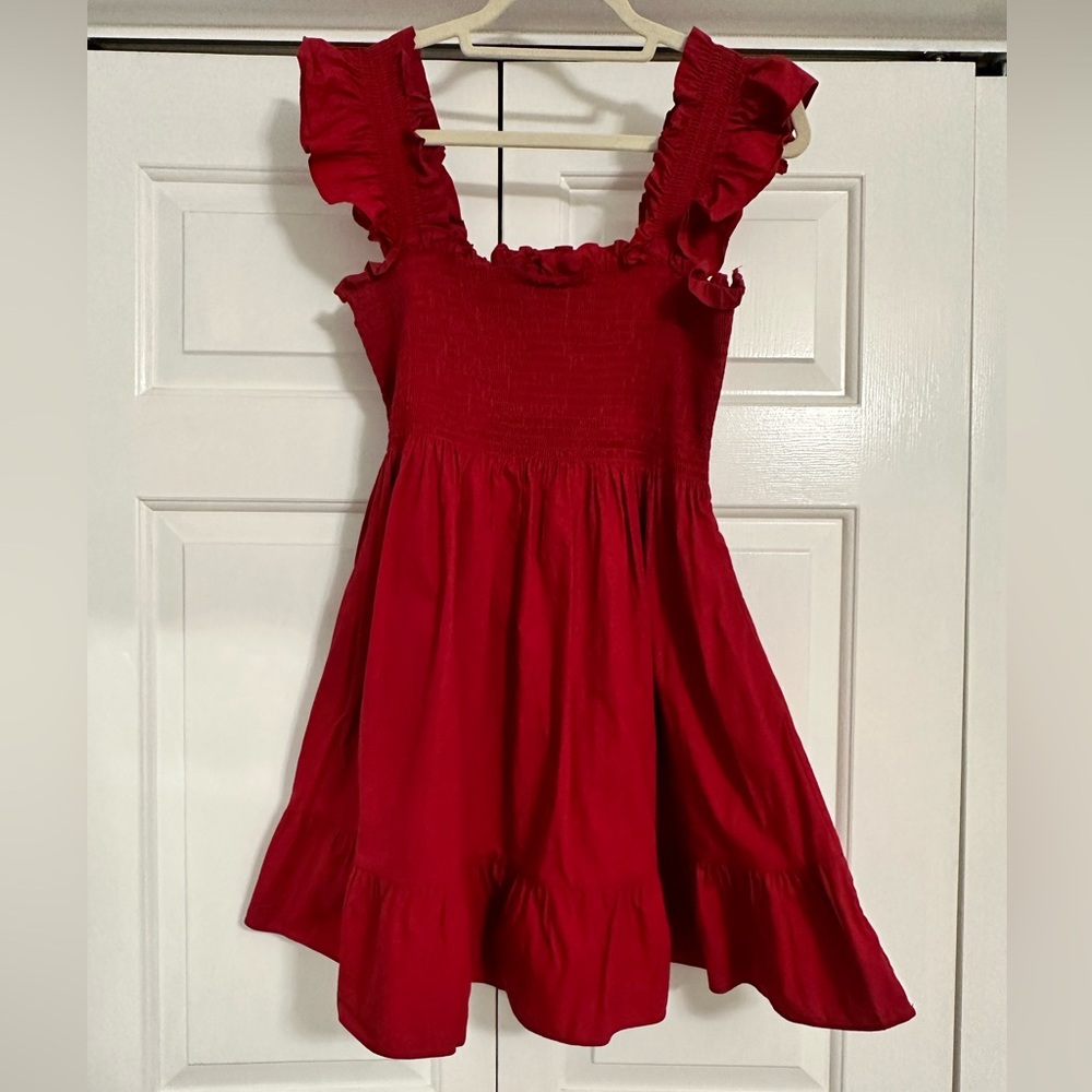 Hill House Home Elizabeth Nap Dress Victorian Red Medium